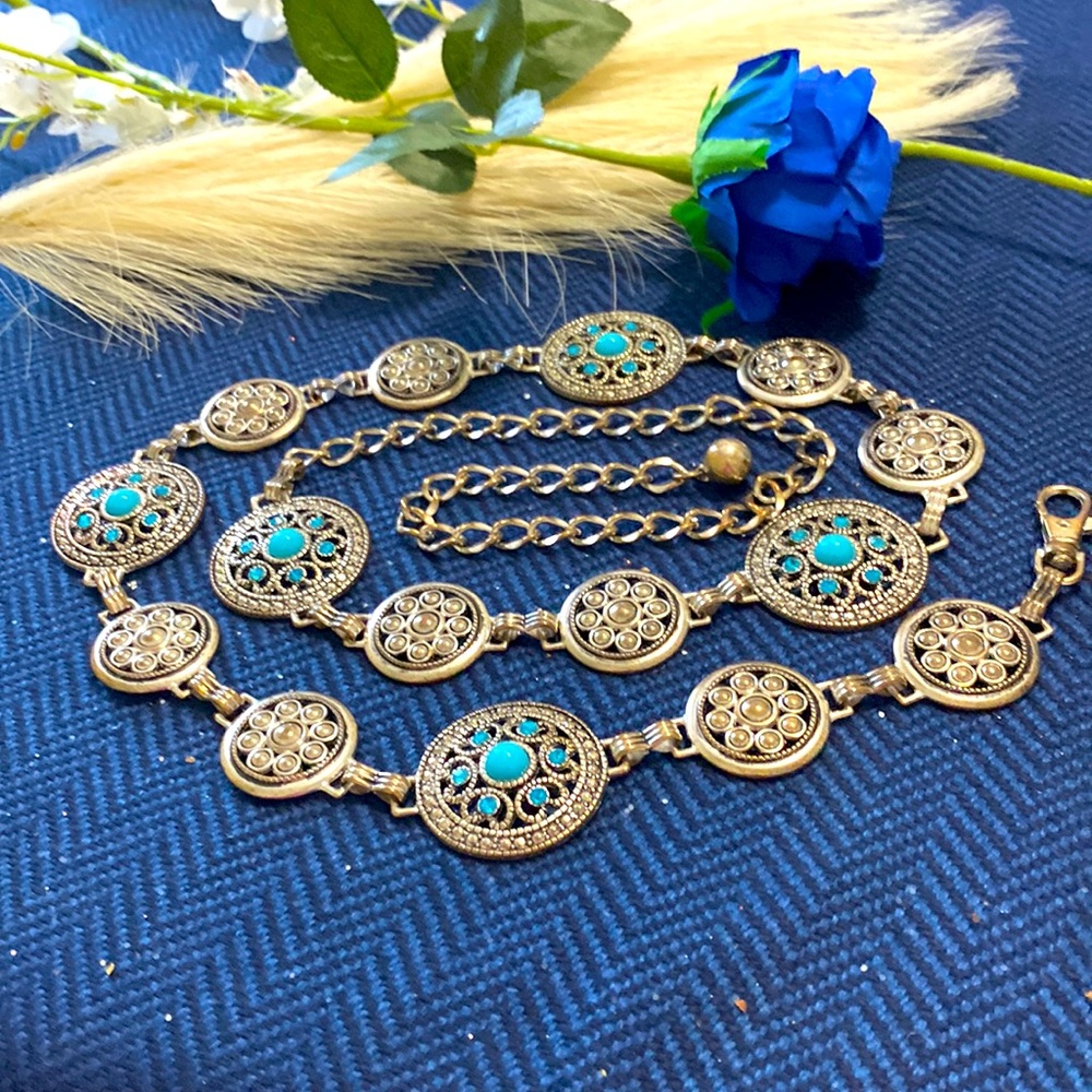 Silver and Turquoise belt